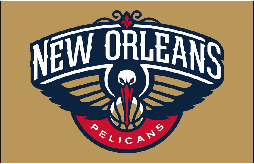 New Orleans Pelicans 2013-Pres Primary Dark Logo iron on transfers for fabric